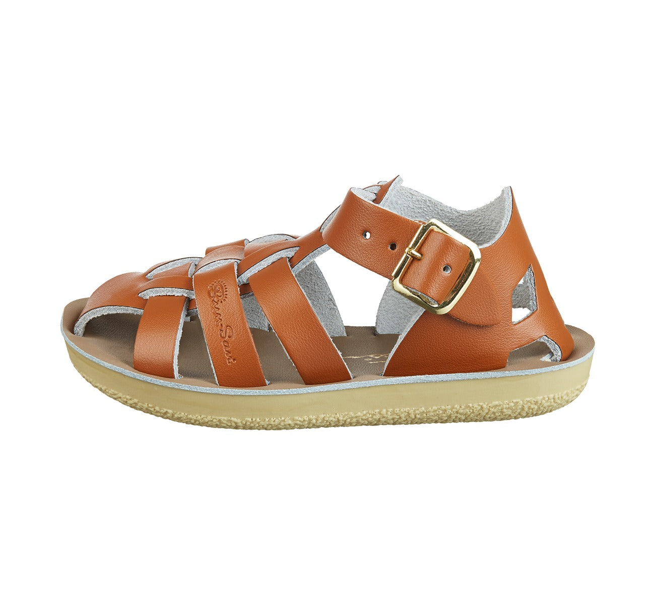 Salt-Water Sandals Shark sandali bambini beige punta chiusa