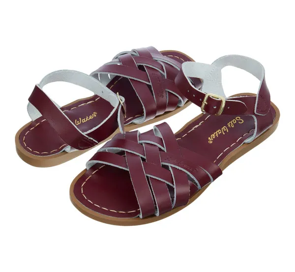 Salt-Water Retro sandali donna claret impermeabili
