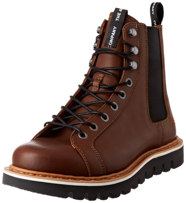 Art Toronto stivali unisex in pelle suola dentata