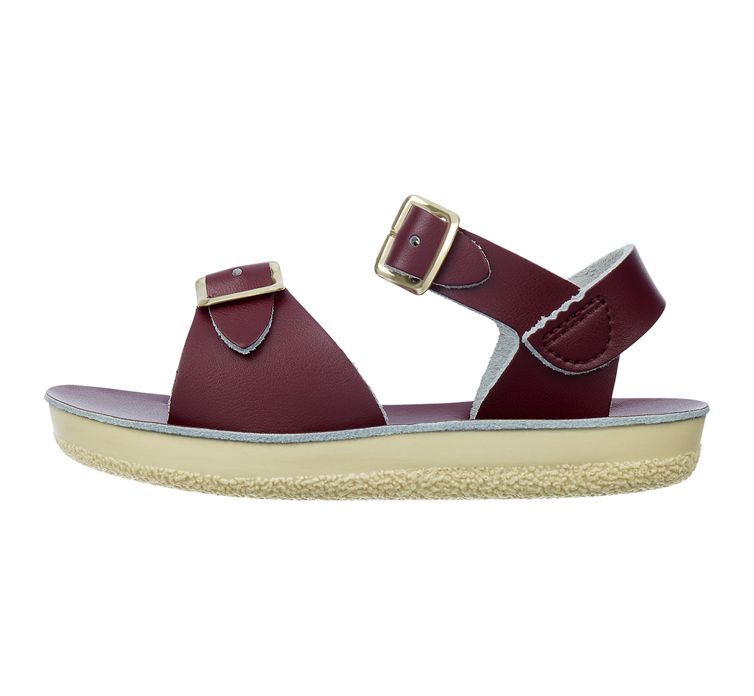 Salt-Water Sandals Surfer sandali bambini bordeaux impermeabili