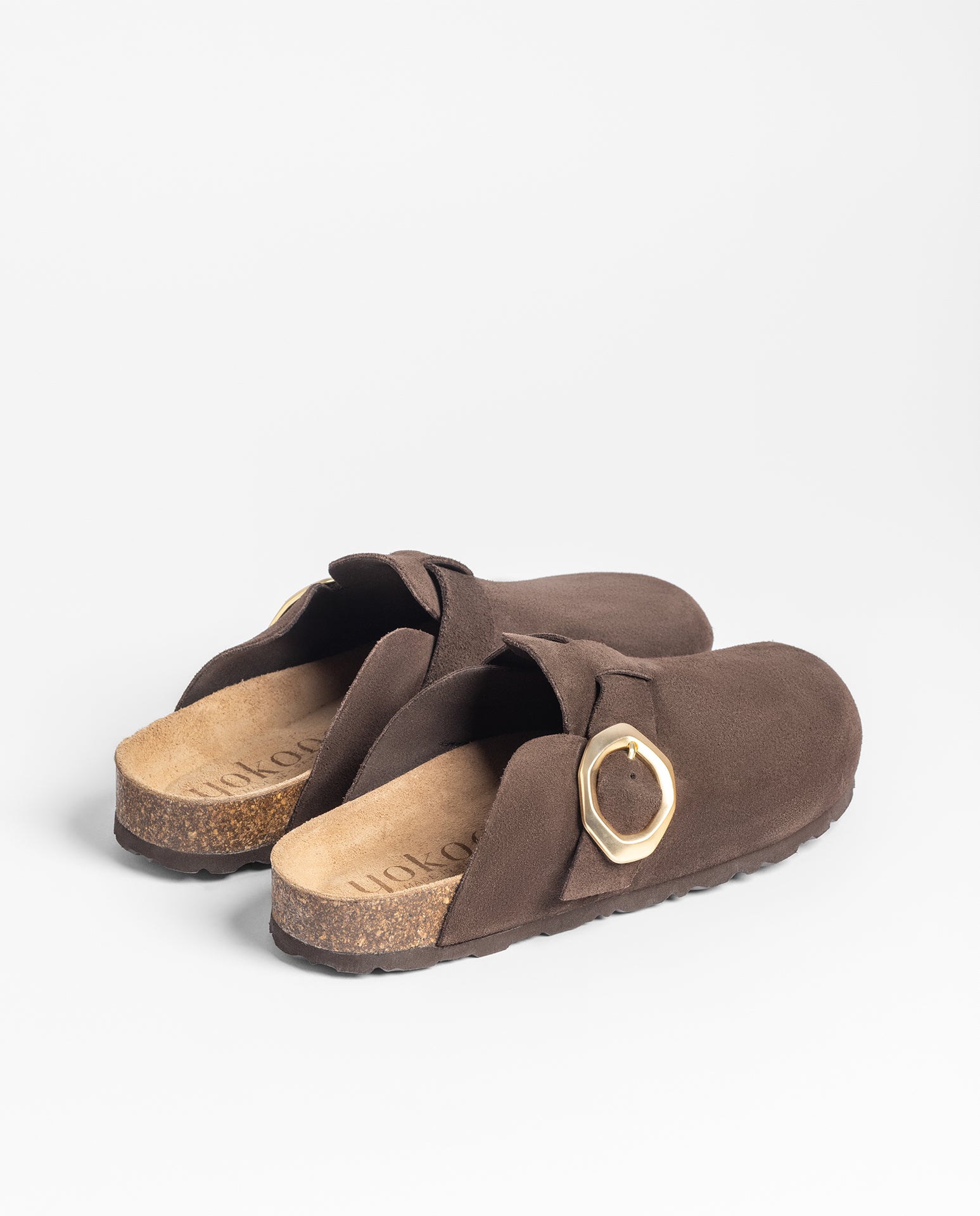 Yokono Teide 650 zoccoli donna marrone fibbia