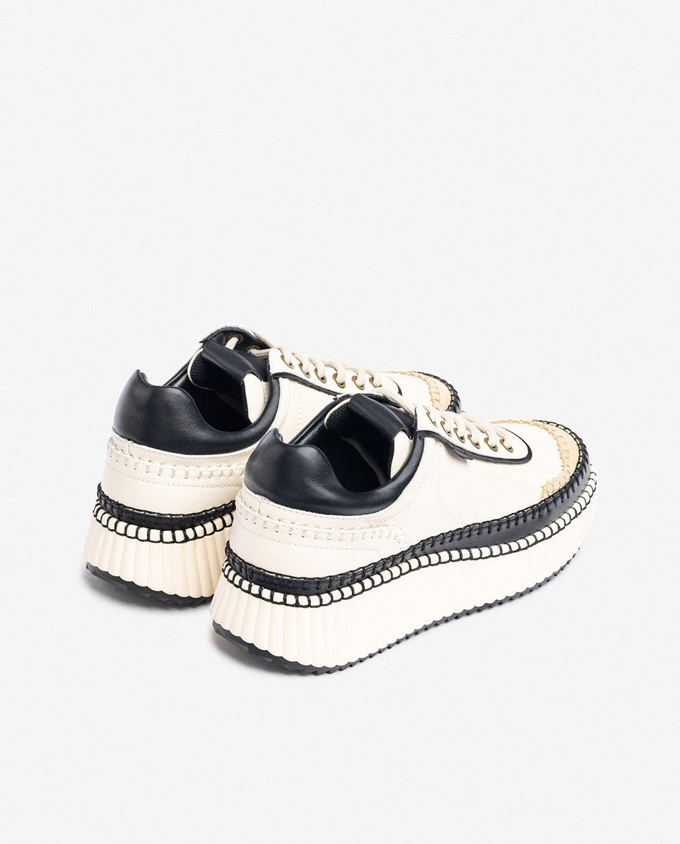 Yokono Clo 001 sneakers donna bianche in pelle