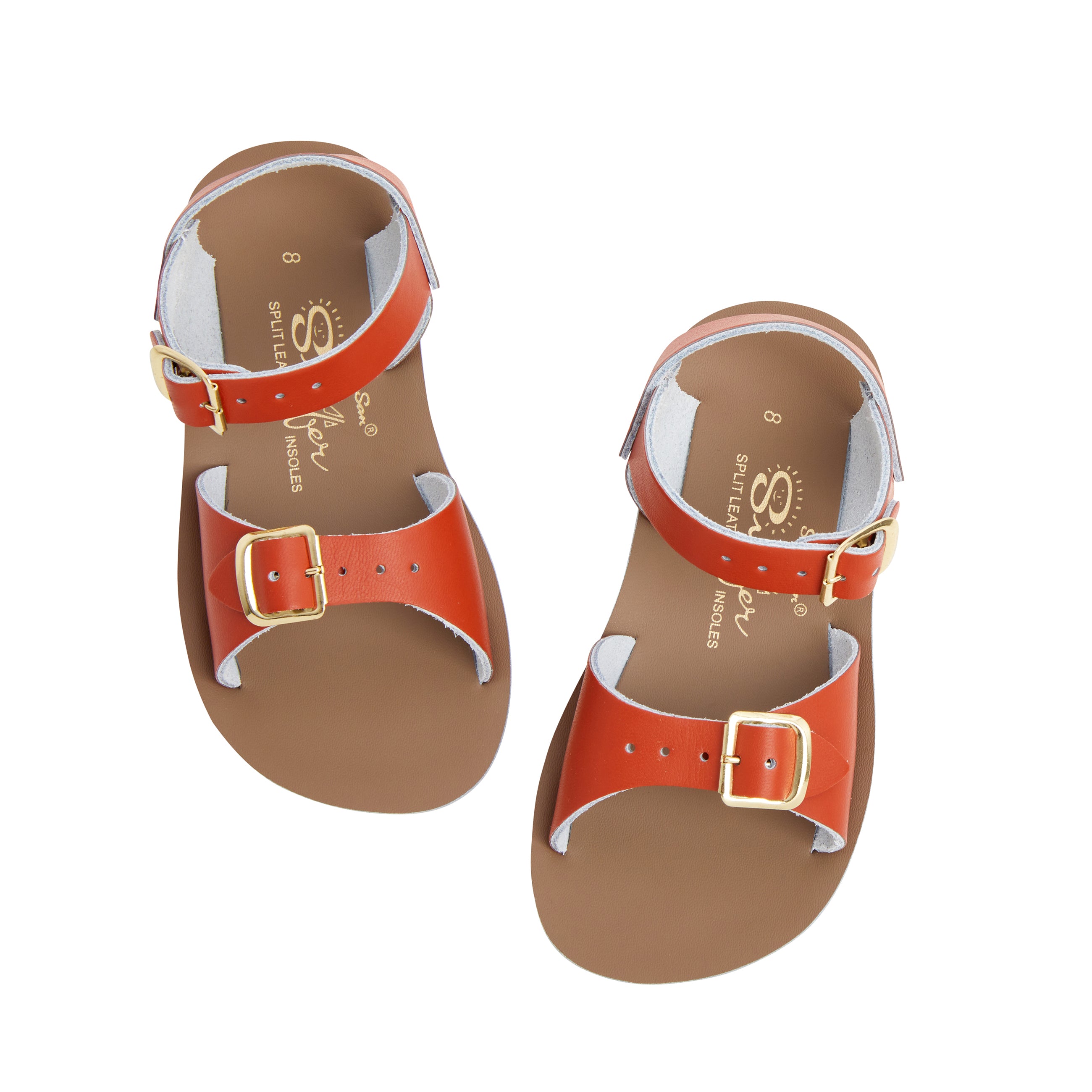 Salt-Water Surfer sandali paprika bambino in cuoio