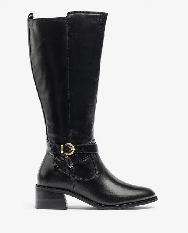 Yokono LOP-406 stivali donna neri tacco 4 cm