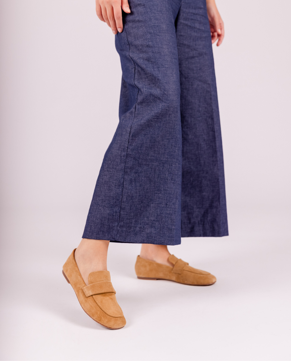 Yokono Tana 001 mocassini donna marrone camoscio