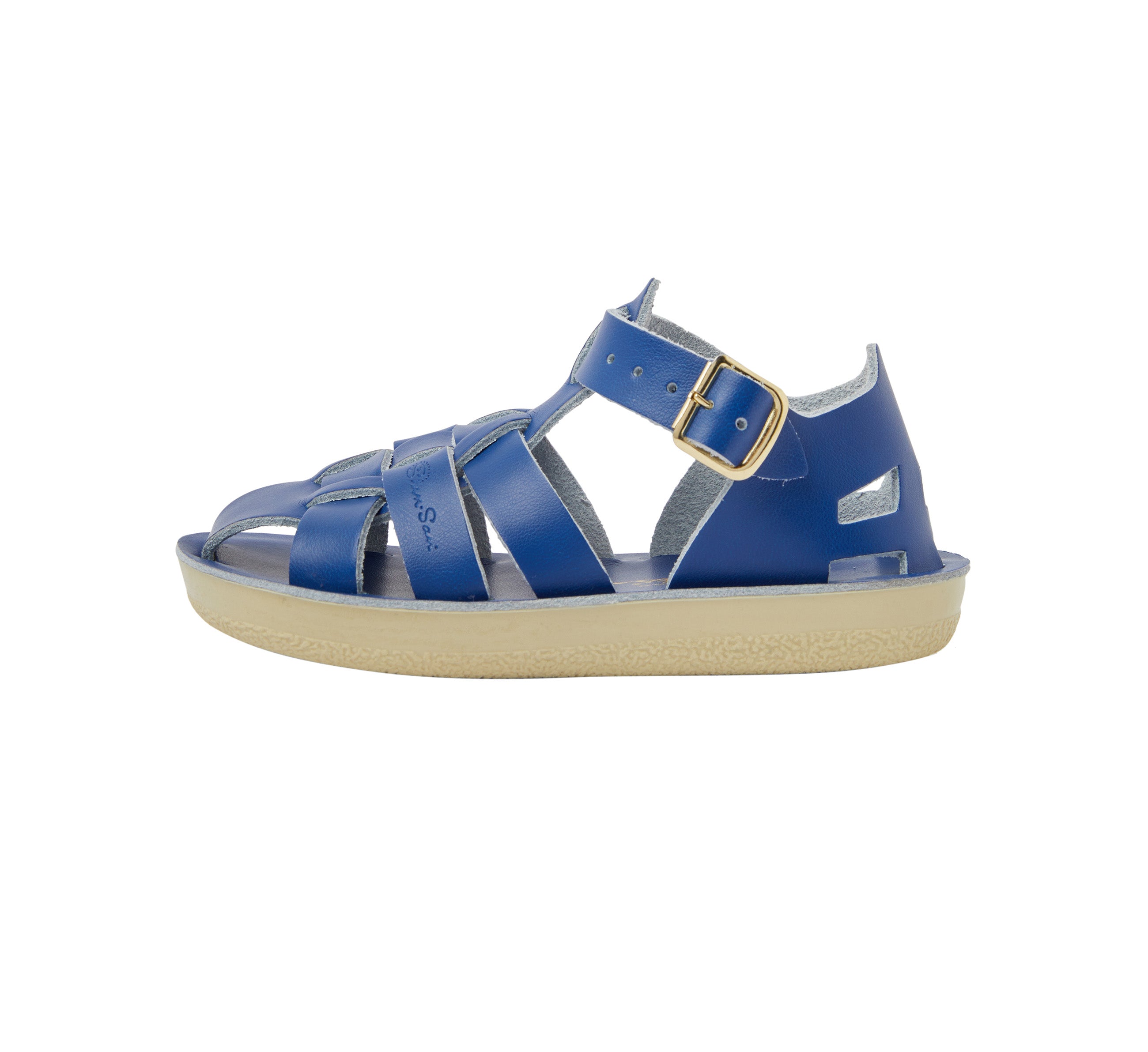 Salt-Water Shark sandali bimbo blu cobalto chiusi