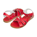 Salt-Water Sandals Original sandali bambino rosso in cuoio