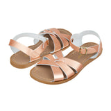 Salt-Water Original sandali rosa oro bambino in cuoio