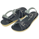 Salt-Water Boardwalk sandali donna blu navy cuoio