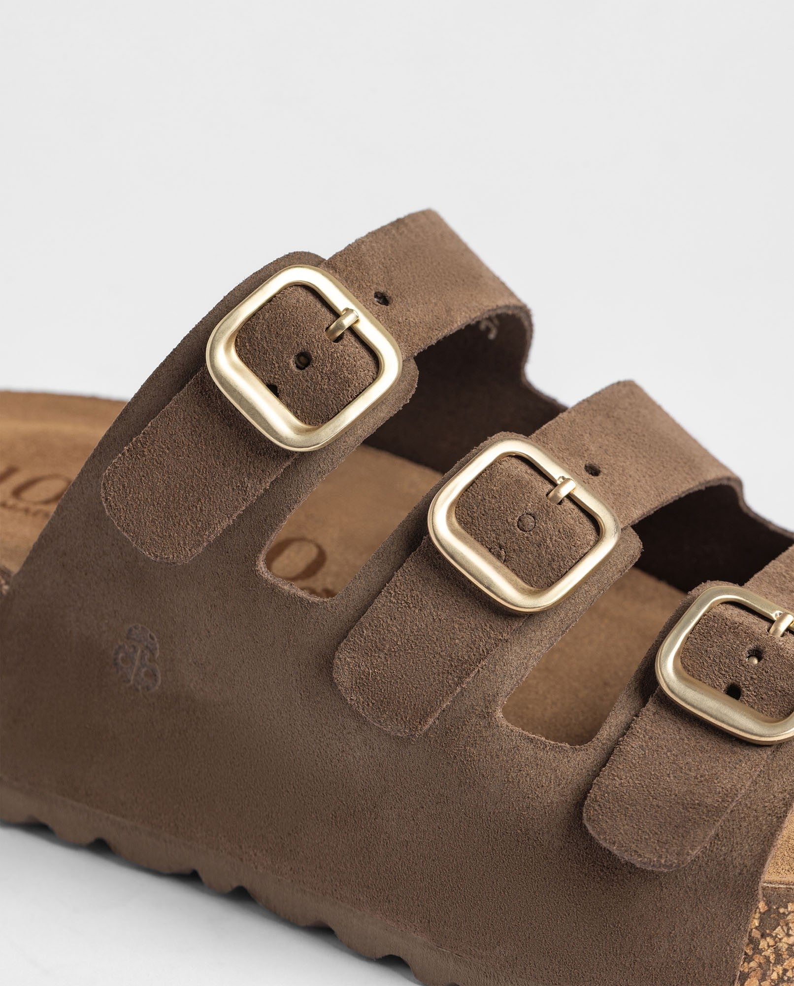Yokono WIWI-263 sandali plateau marrone scuro pelle