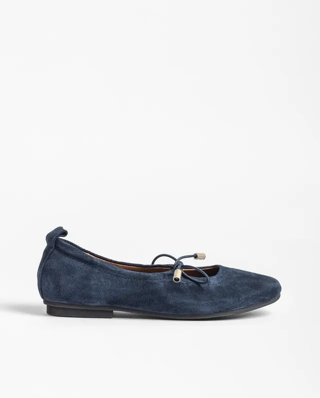 Yokono TULA-260 ballerine blu navy in pelle