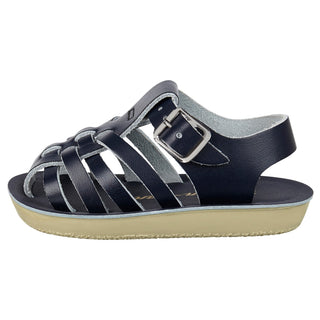 Salt-Water Sailor sandali bambino blu navy in cuoio