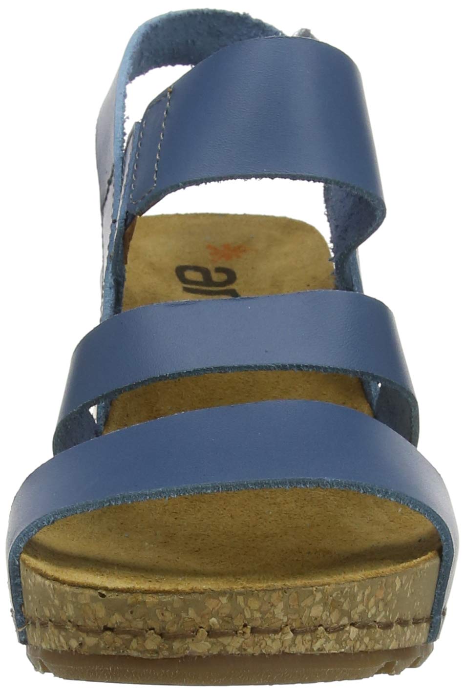 ART Borne sandali donna punta aperta EU 36 zeppa legno