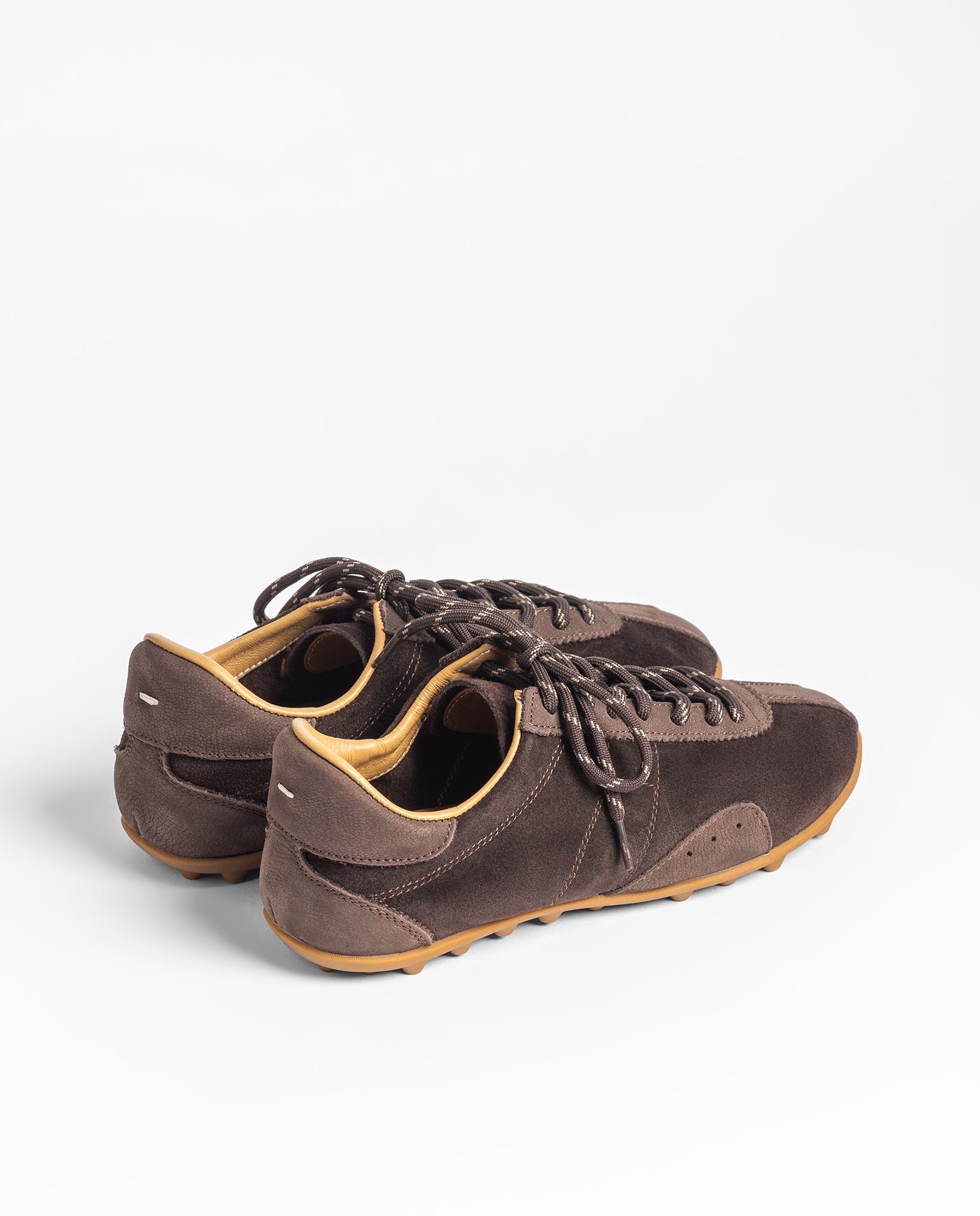 Yokono Lyon-262 sneakers donna marrone scuro pelle