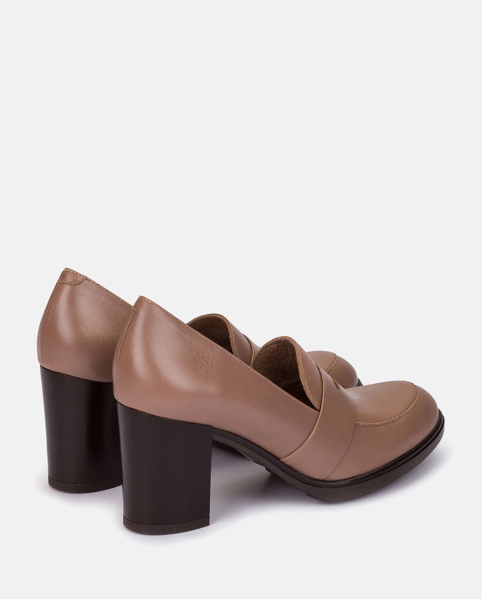 Yokono Kiel-001 décolleté mocassino rosa tacco 9 cm