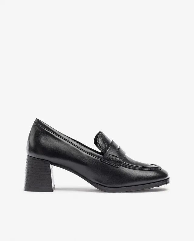 Yokono LUNA-001 decollete donna nero tacco largo