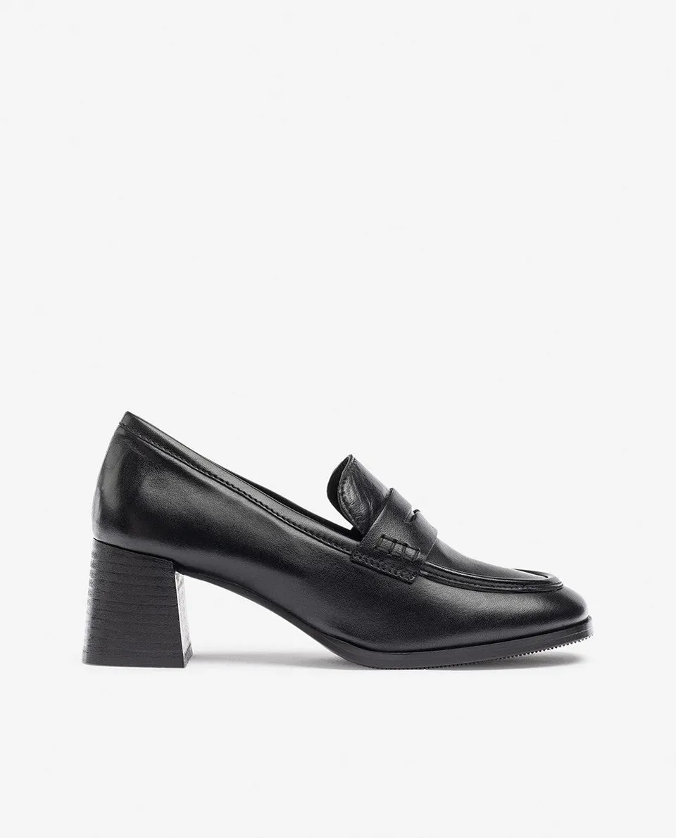 Yokono LUNA-001 decollete donna nero tacco largo
