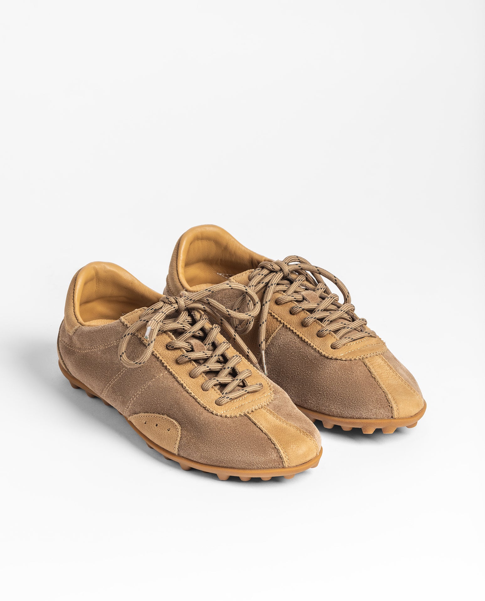 Yokono Lyon 262 sneakers beige in pelle