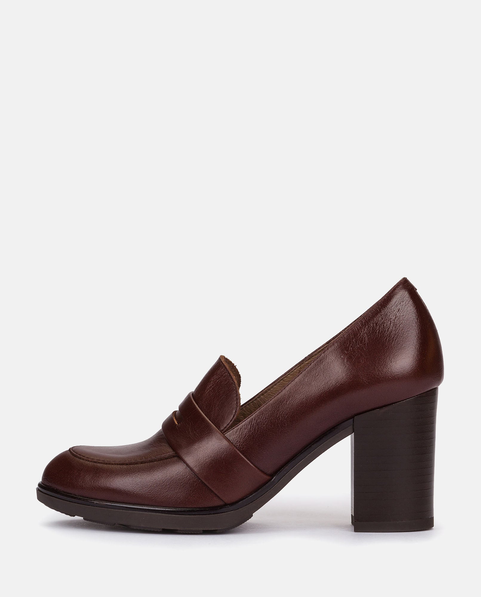 Yokono Kiel-001 décolleté donna marrone tacco 9 cm