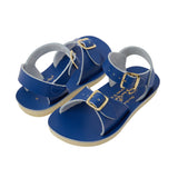 Salt-Water Surfer sandali bambino blu cobalto cuoio