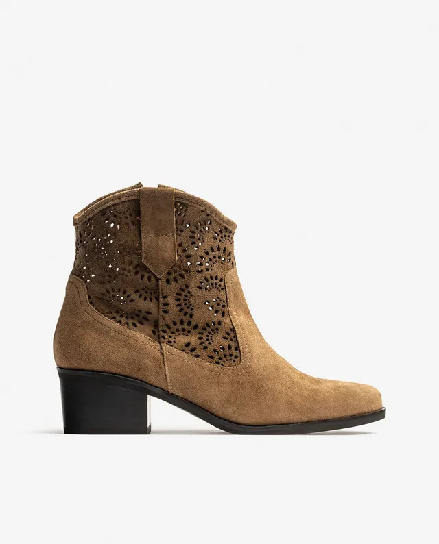 Yokono Laila-001 stivaletti donna beige tacco 6 cm
