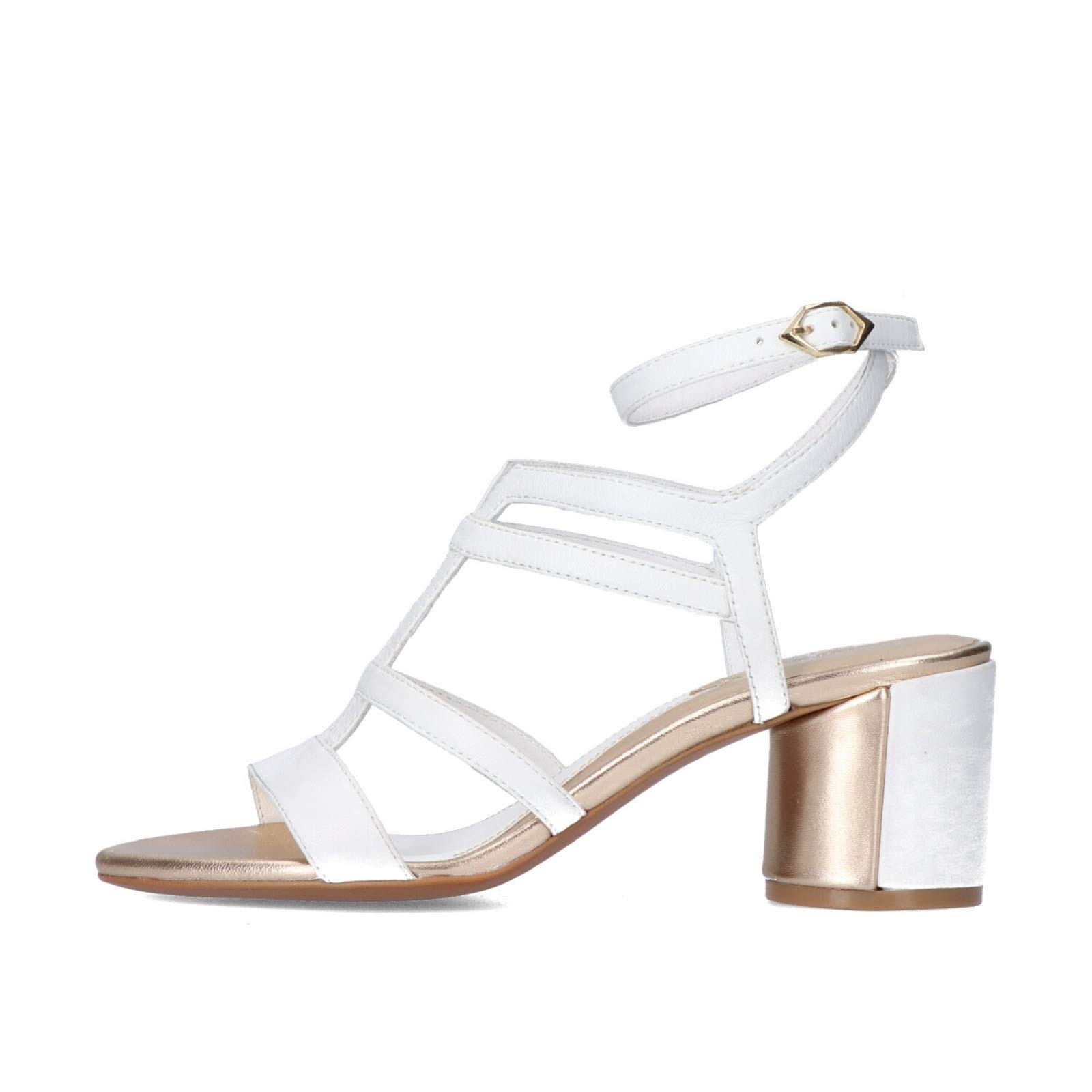 Bruno Premi Opi Rea BZ3203 sandali bianco pelle fibbia