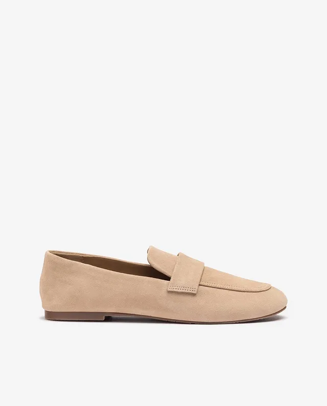 Yokono Tana-001 mocassini donna beige in camoscio