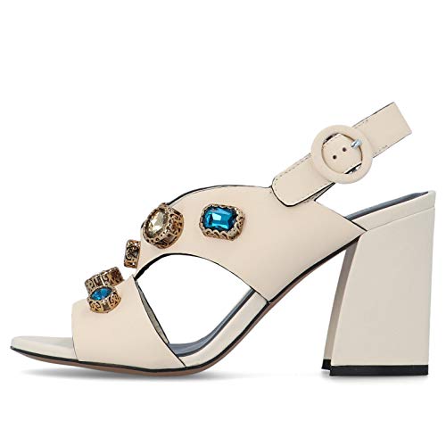 Bruno Premi Plu Jewly BZ3802 sandali donna avorio 38 in pelle
