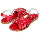 Salt-Water Sandals Retro sandali donna rosso intrecciato