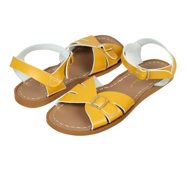 Salt-Water Sandals Classic sandali donna giallo senape cuoio