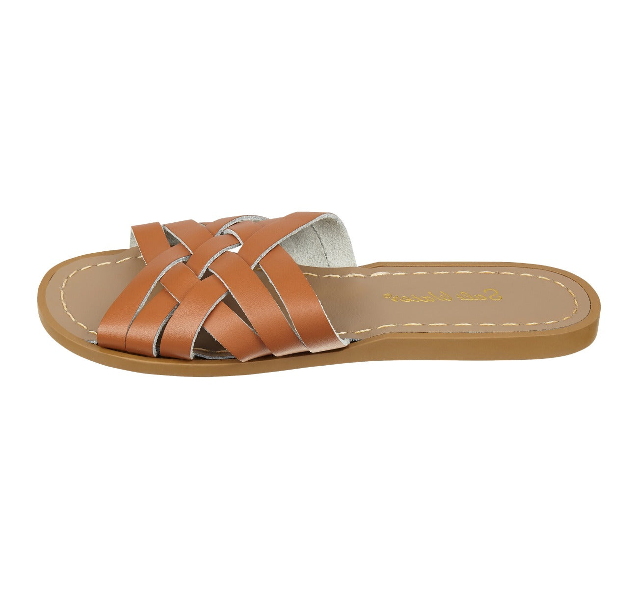 Salt-Water Sandals Retro Slide Tan sandali donna cuoio impermeabile