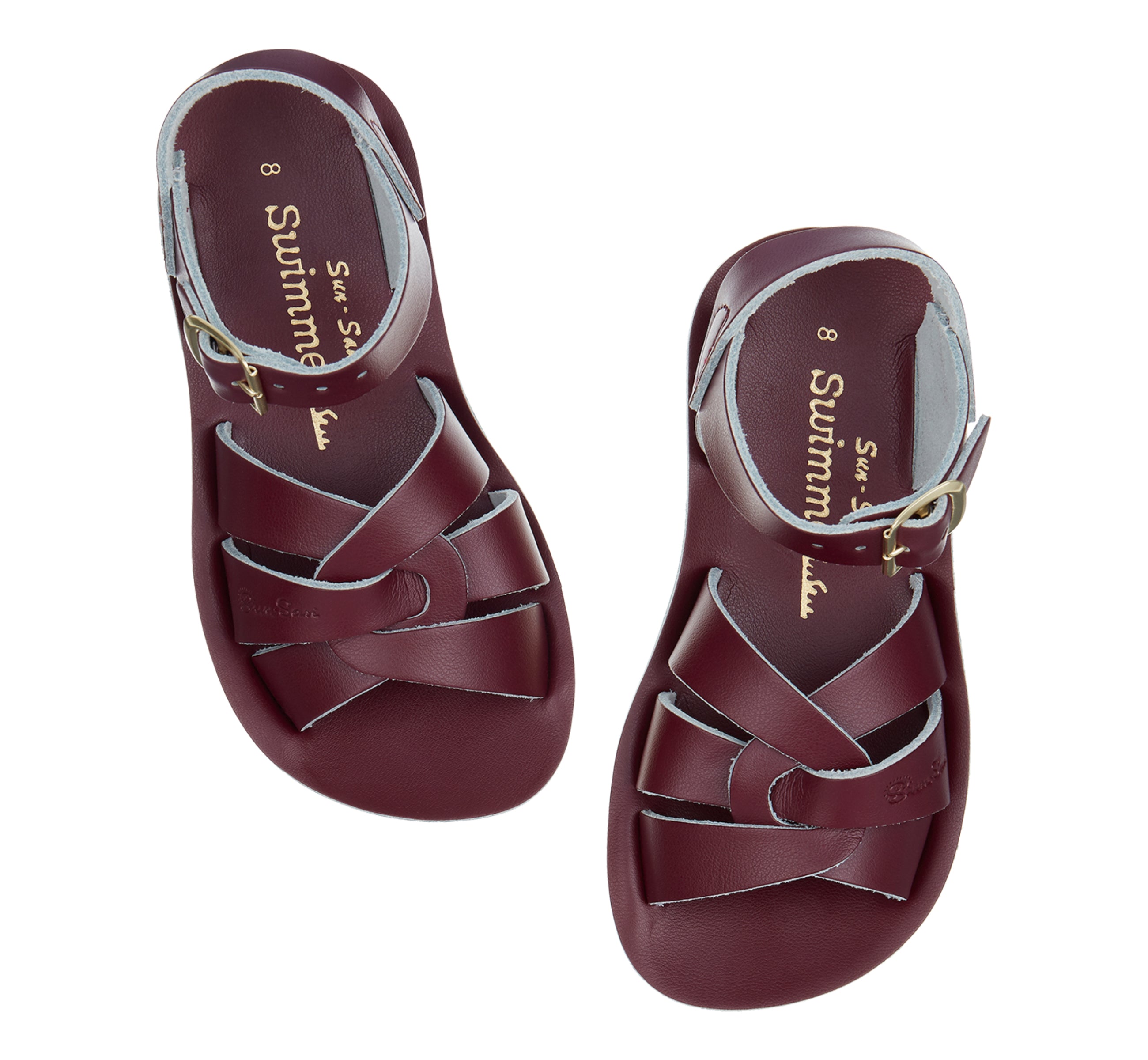 Salt-Water Sandals Swimmer sandali bambini bordeaux impermeabili