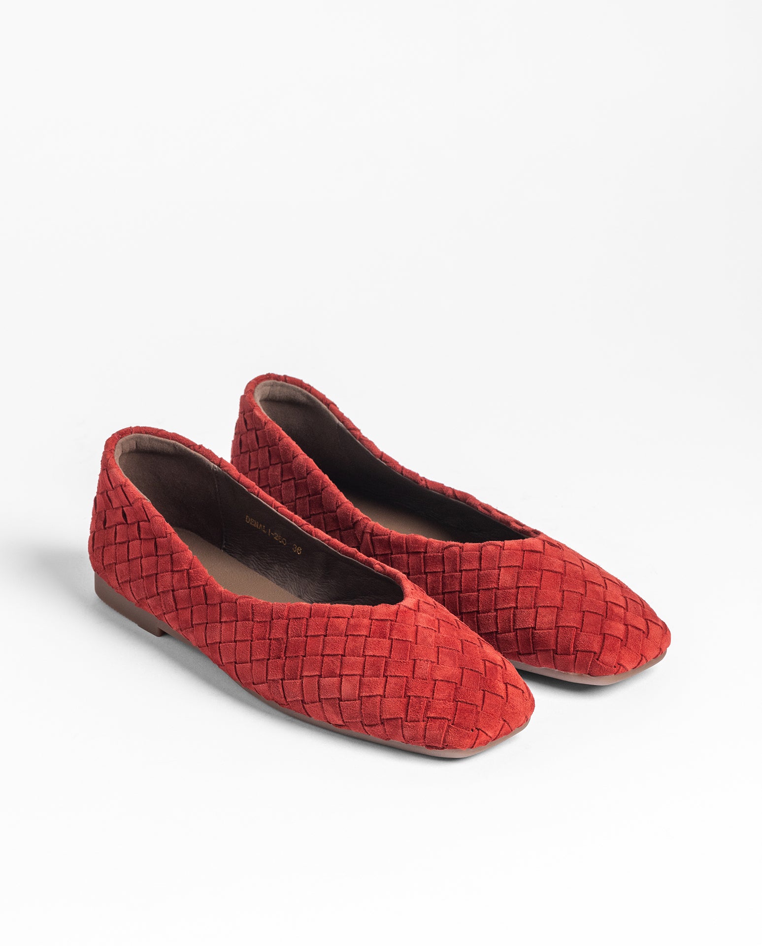 Yokono Denali-260 ballerine rosse in pelle EU 35-42