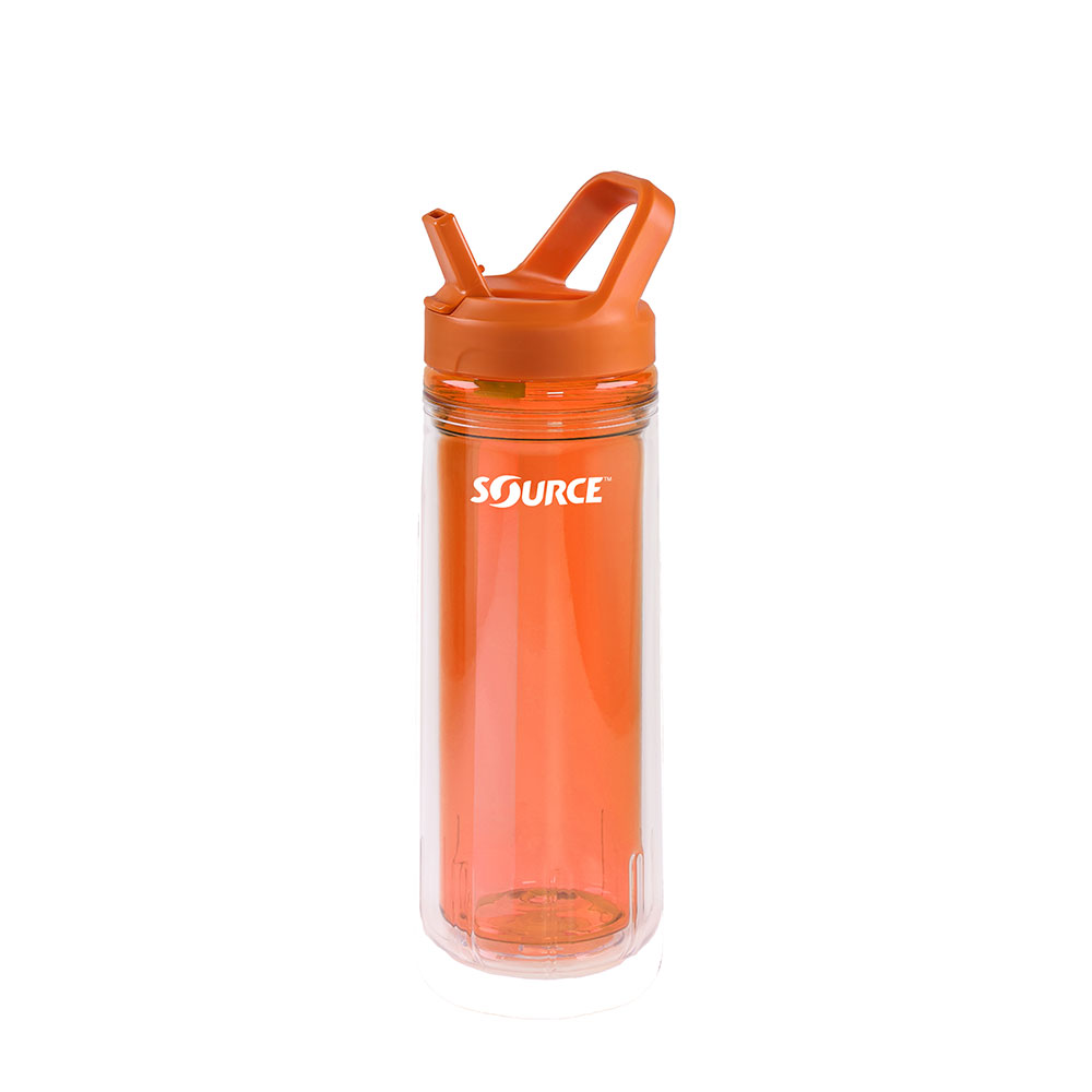 SOURCE Eco borraccia tritan con cannuccia 600ml