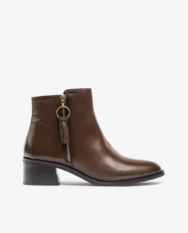 Yokono Lop-409 stivaletti donna marrone tacco 4 cm