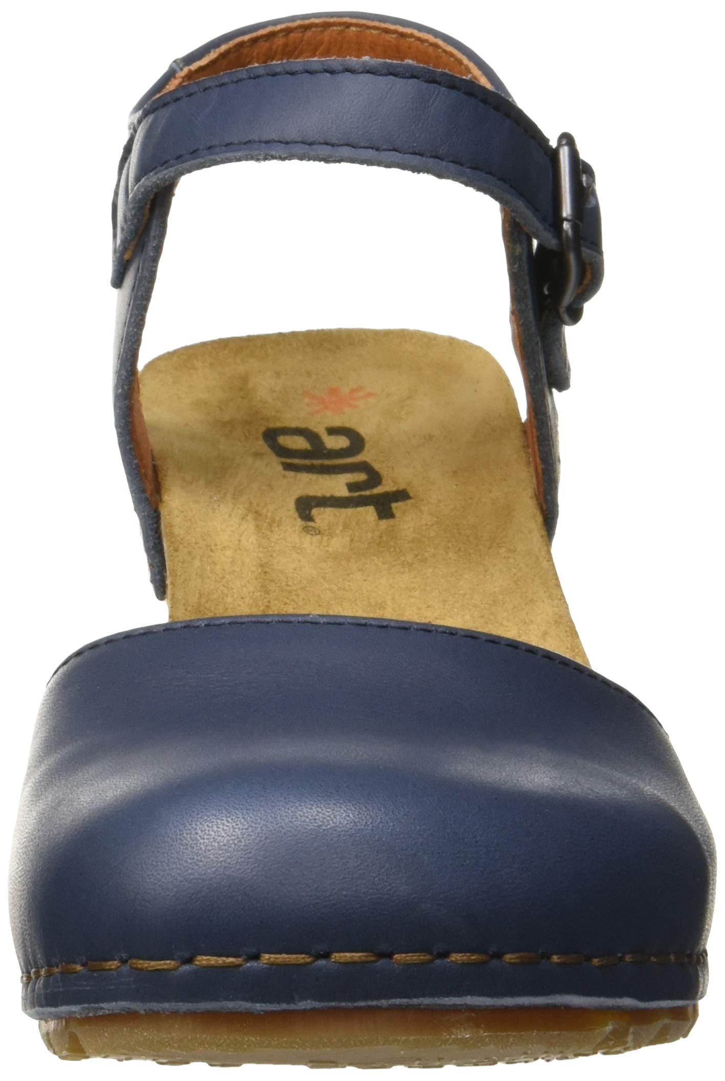ART Borne sandali donna con chiusura retro zeppa legno