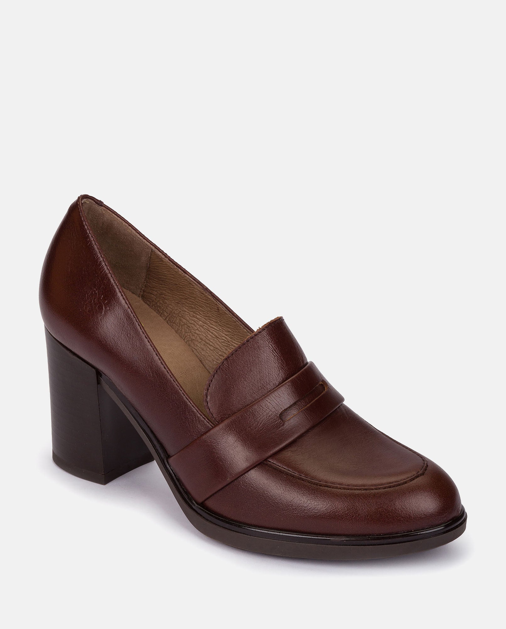 Yokono Kiel-001 décolleté donna marrone tacco 9 cm