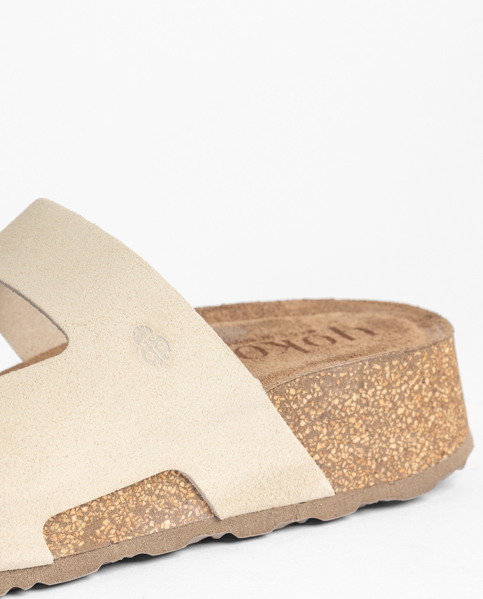 Yokono Wiwi 260 sandalo plateau beige in pelle