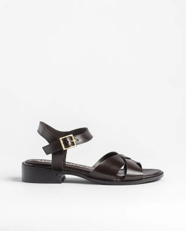 Yokono Rab-251 sandali con tacco donna marrone pelle