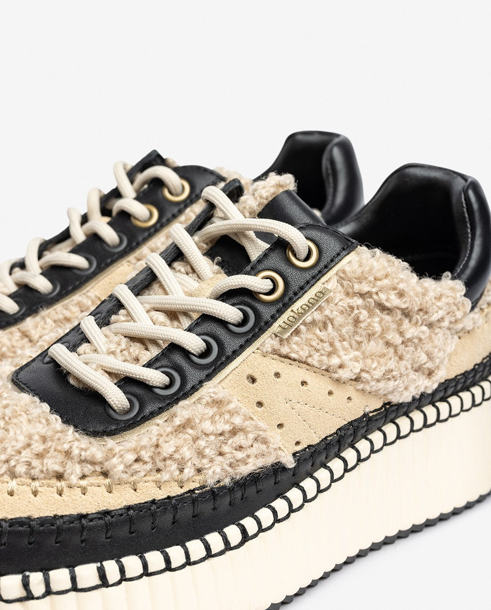 Yokono Clo 002 sneakers donna bianche in pelle