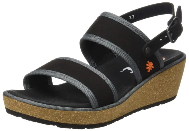 ART 1870 Capri sandali zeppa donna 36 EU nero