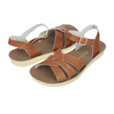 Salt-Water Swimmer sandali donna beige in cuoio