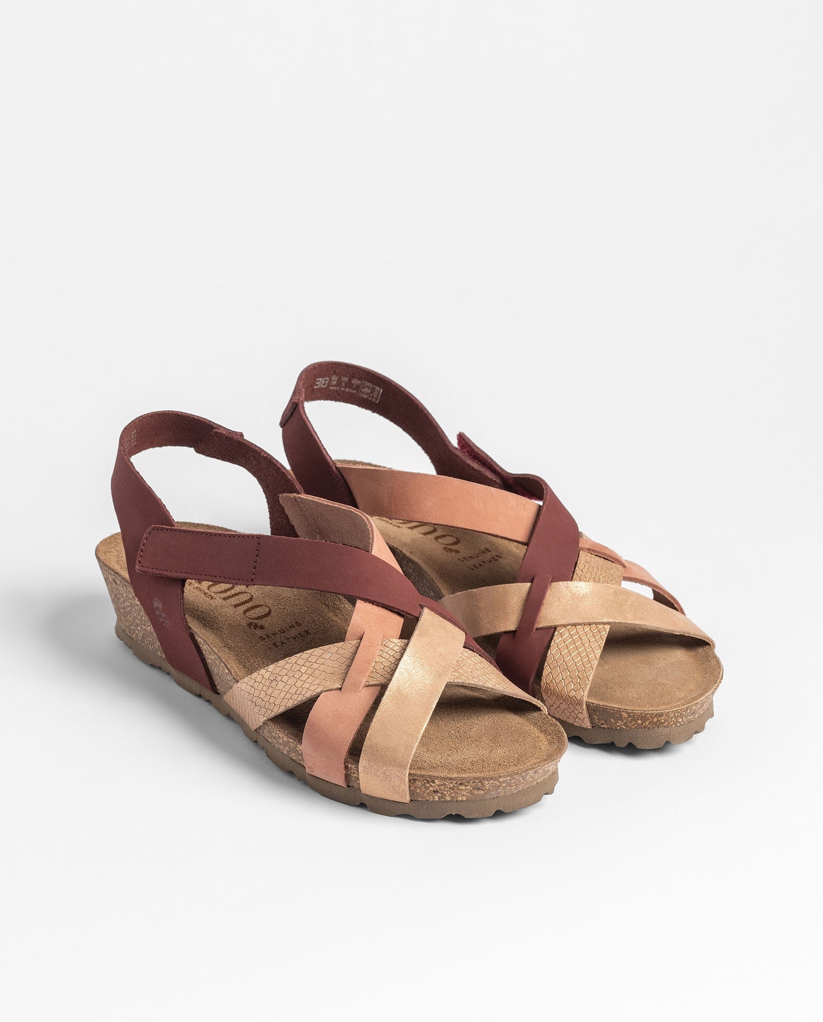 Yokono Monaco-263 zeppe donna multicolor sughero
