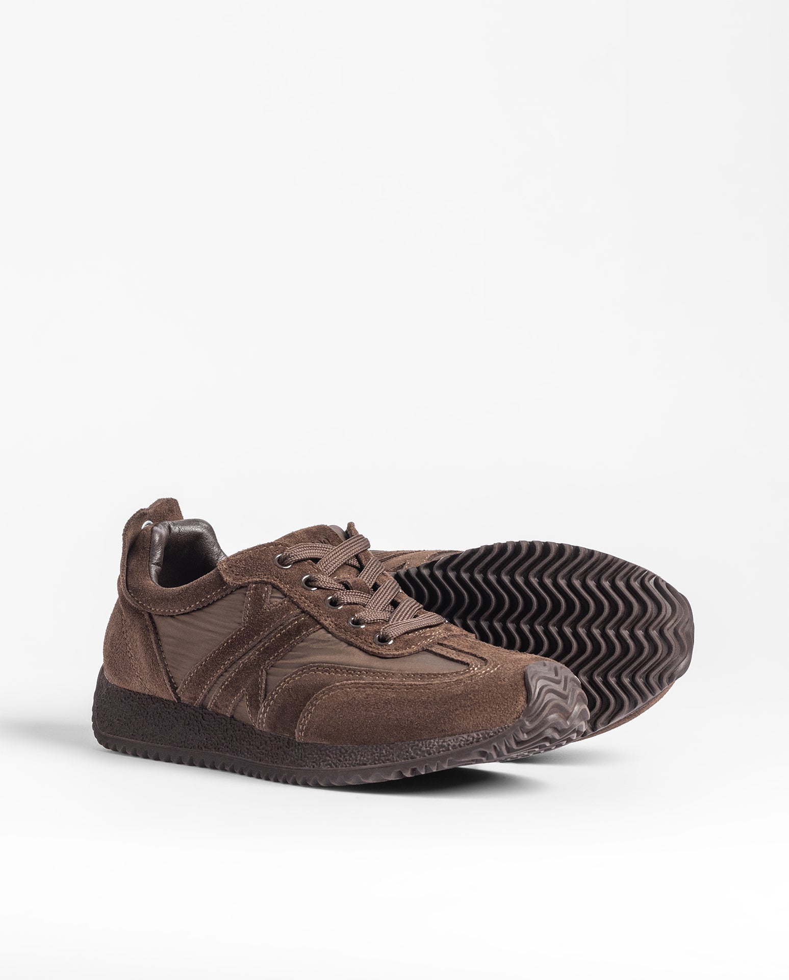 Yokono Guam 260 sneakers donna marrone scuro lacci