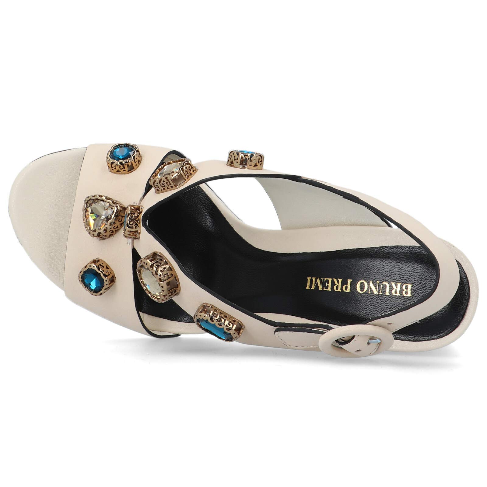 Bruno Premi Plu Jewly BZ3802 sandali donna avorio 38 in pelle