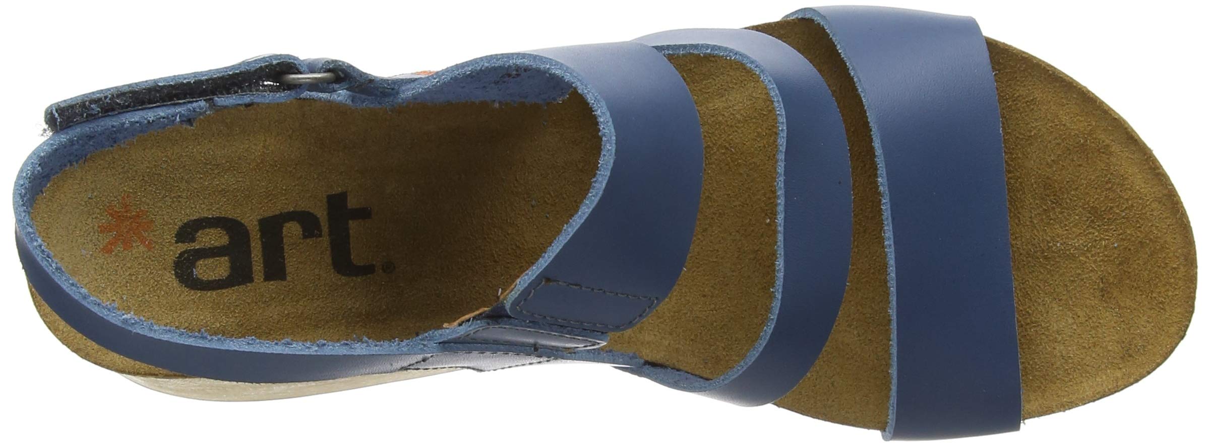 ART Borne sandali donna punta aperta EU 36 zeppa legno