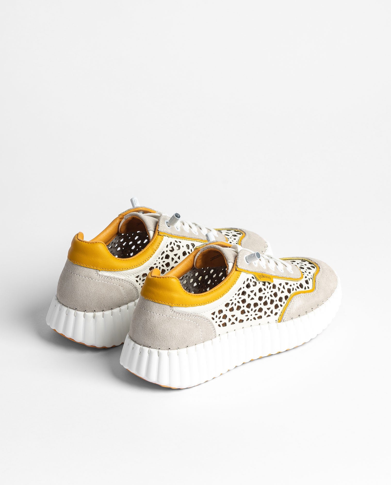 Yokono VANNA-100 sneakers donna arancioni traforate