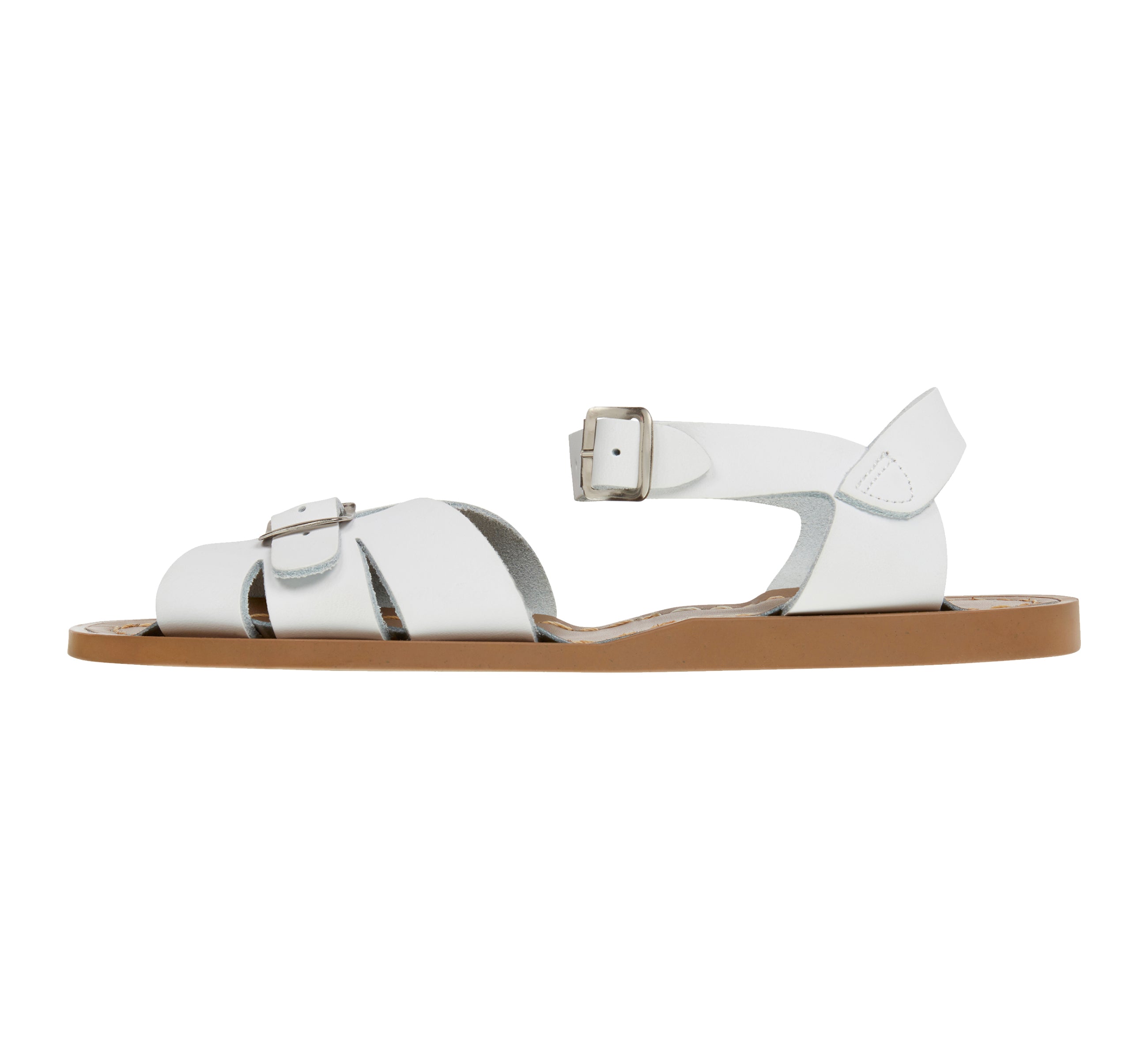 Salt-Water Classic sandali donna bianchi in cuoio