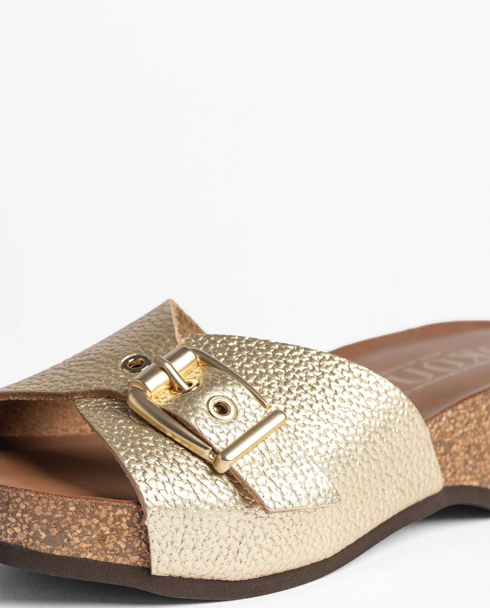 Yokono Bogo 260 sandali zeppa donna dorati