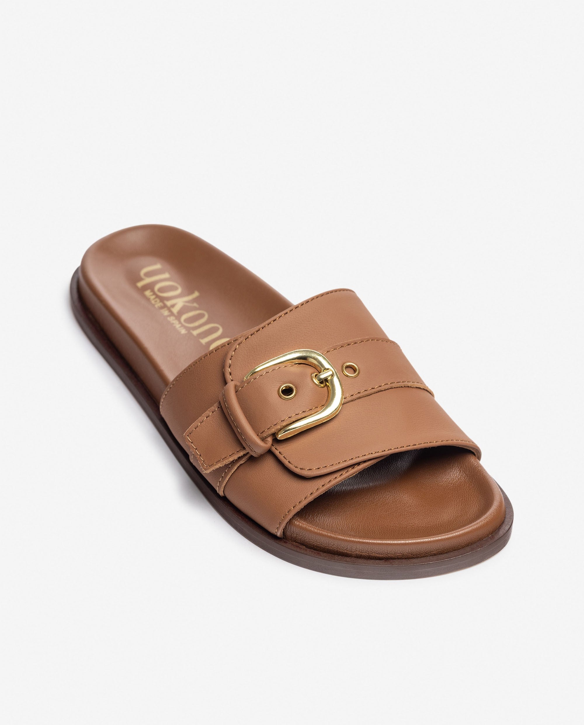 Yokono LEO-301 sandalo donna marrone in pelle